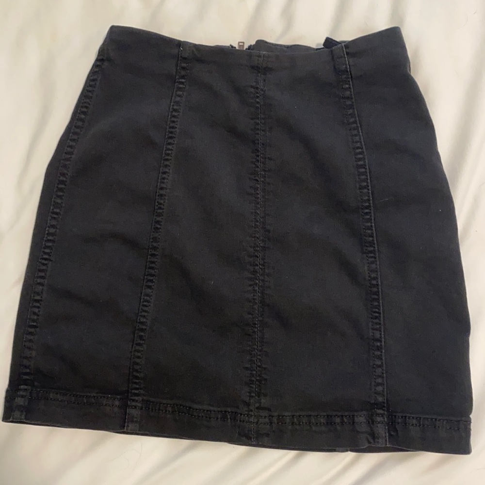 Free People jean skirt